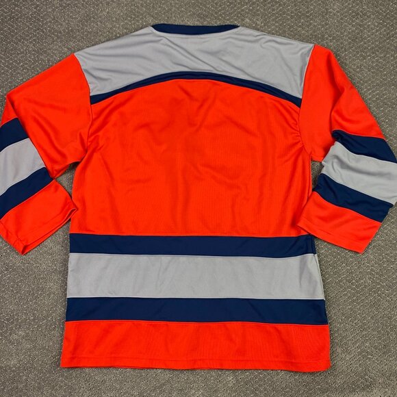 Vintage Budweiser Hockey Jersey Men's Large King of Beers Bud 2004 Y2K Home Game - Picture 3 of 8